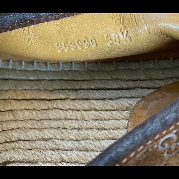 ❌❌SOLD❌❌ Gucci espadrille flats - Picture 7 of 7